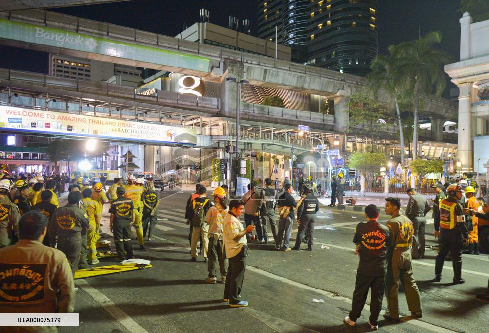Huge explosion in central Bangkok leaves at least 15 dead