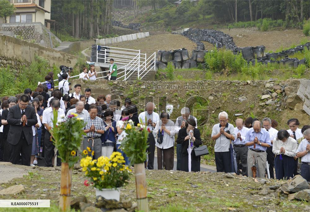 Hiroshima marks one-year anniversary of deadly mudslide