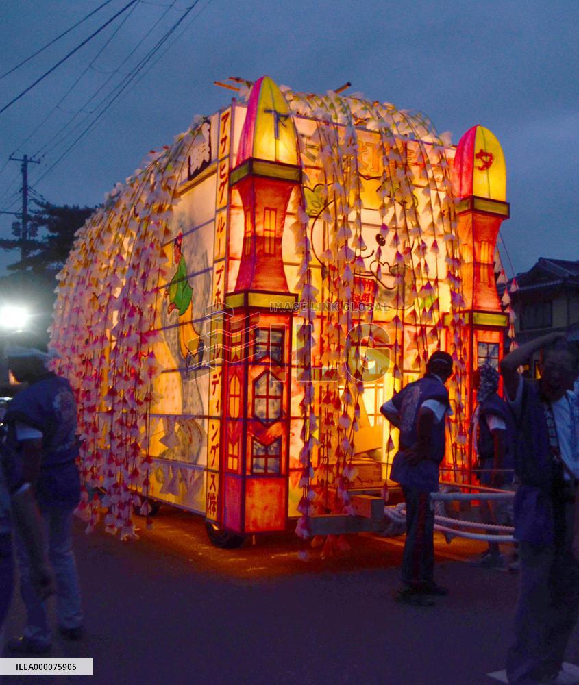 Old festival revived in tsunami-hit area