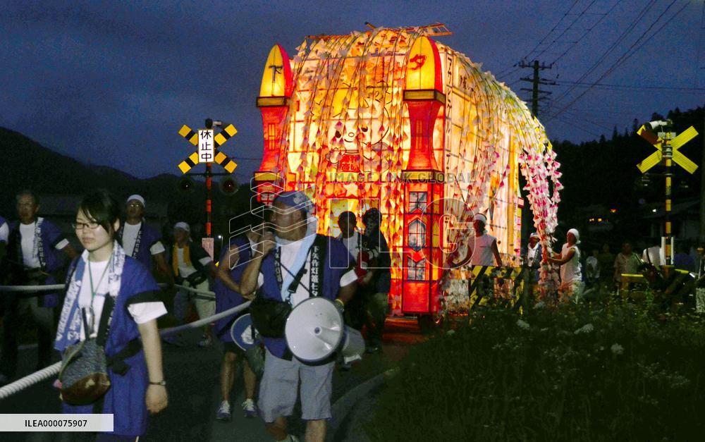Old festival revived in tsunami-hit area