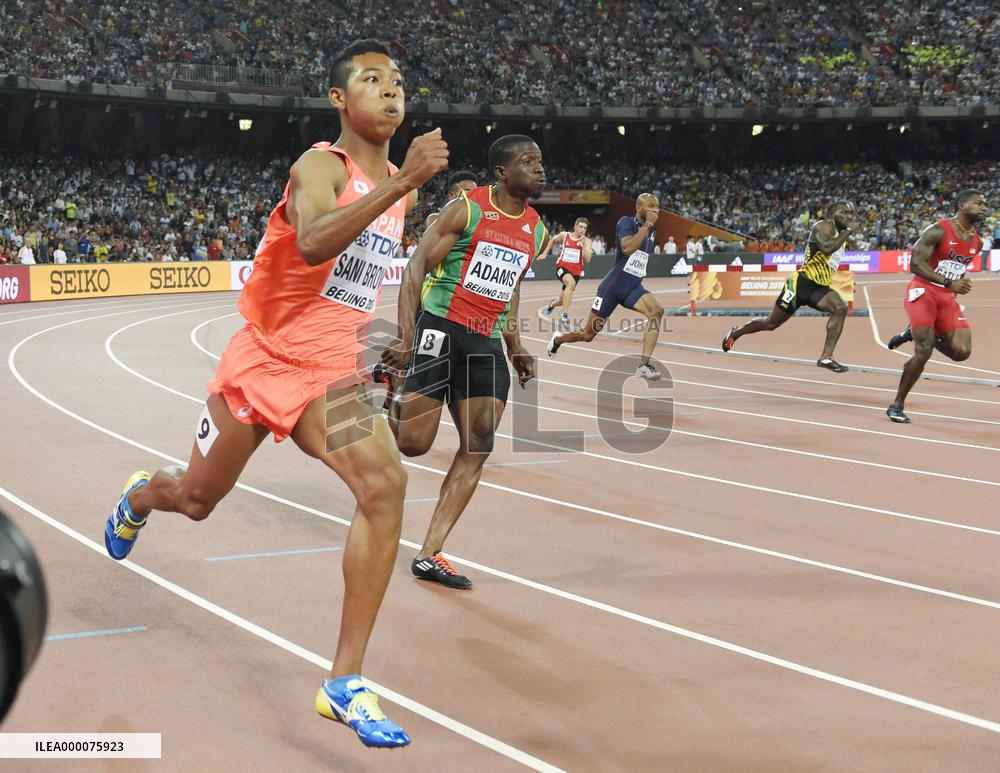 Japanese teenage sprinter Sani Brown advances to 200 meters semis