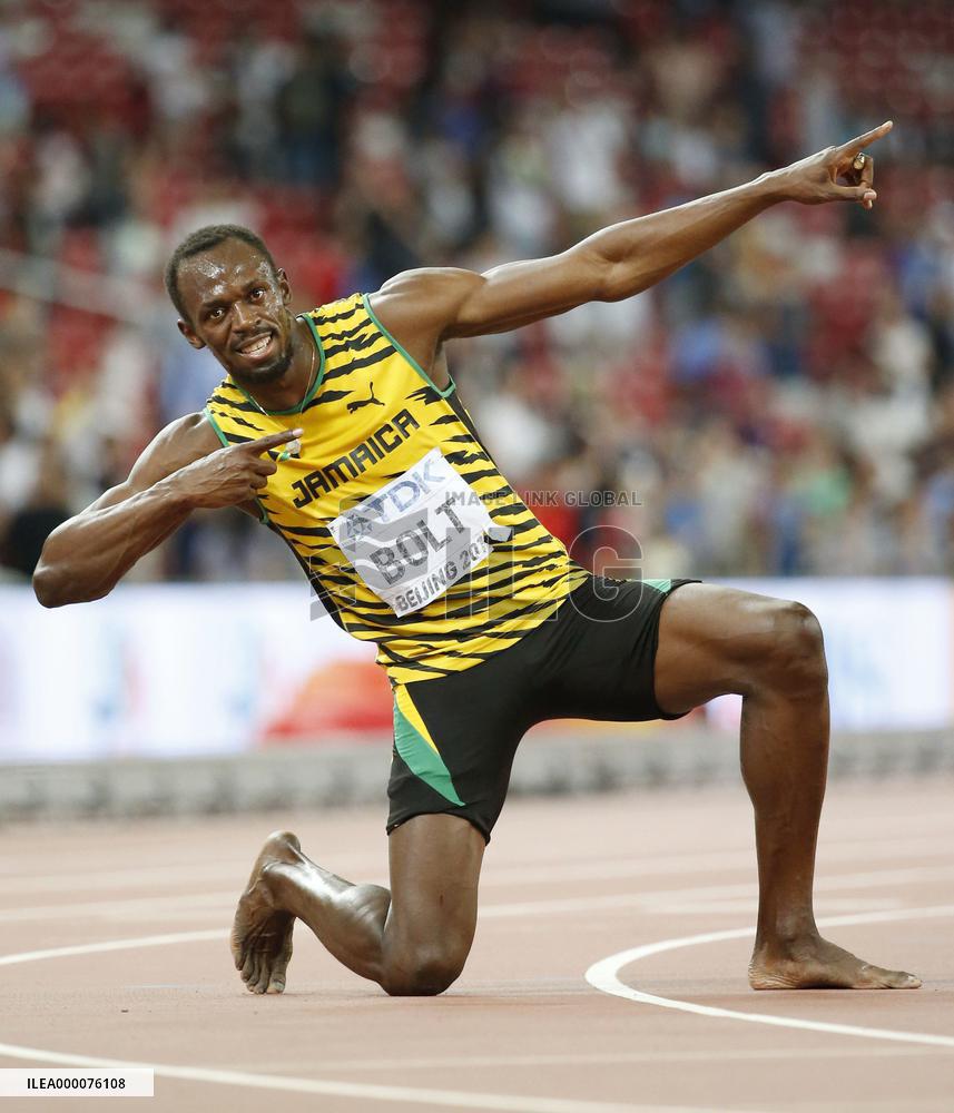 Bolt claims record 4th consecutive win in 200m at worlds