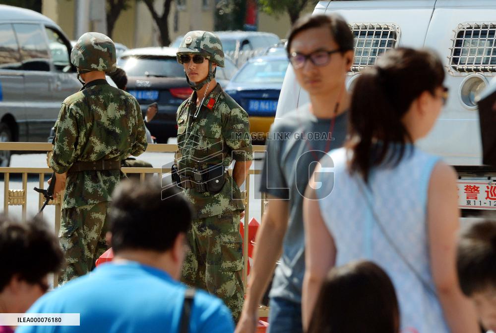 Security tightened in Beijing prior to military parade