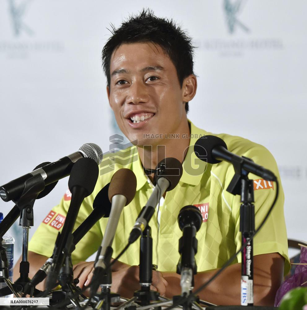 Tennis: Nishikori on career-high roll ahead of U.S. Open