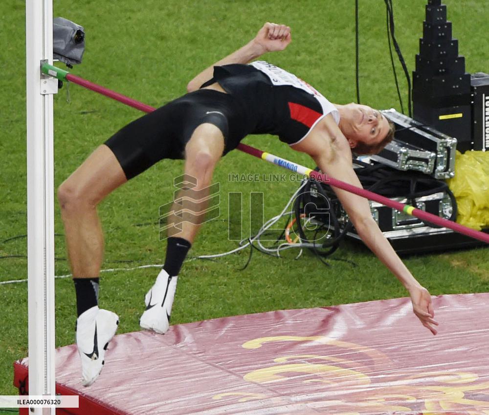 Canadian Drouin wins men's high jump at world championships