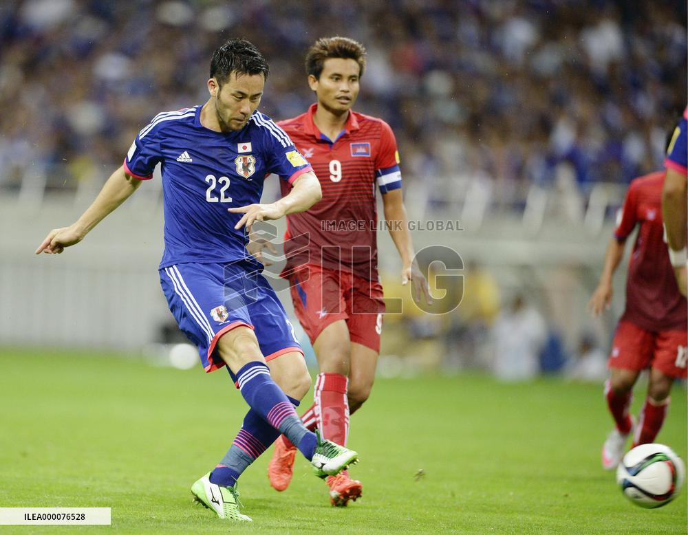 Japan beat Cambodia 3-0 in World Cup qualifier