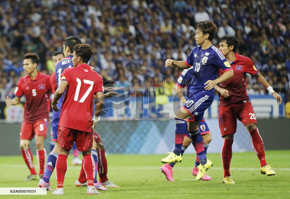 Japan beat Cambodia 3-0 in World Cup qualifier