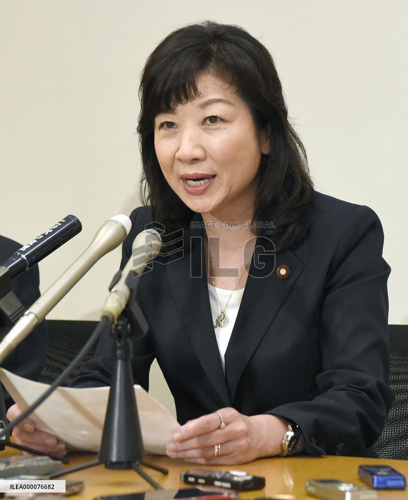 Abe re-elected unopposed as LDP leader