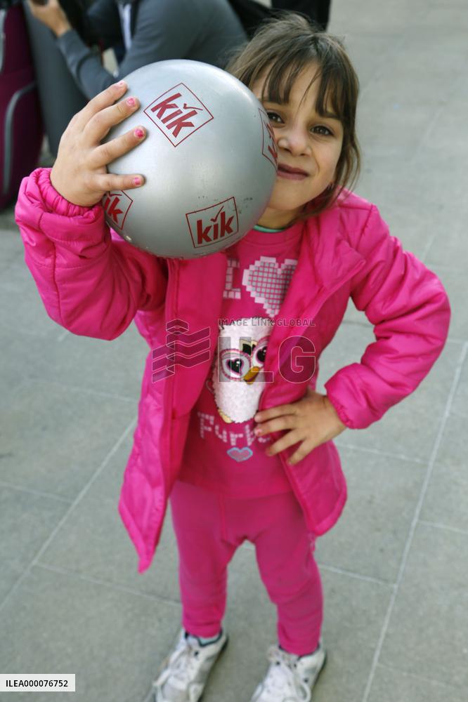 Donations continue to arrive at refugee facility in Munich