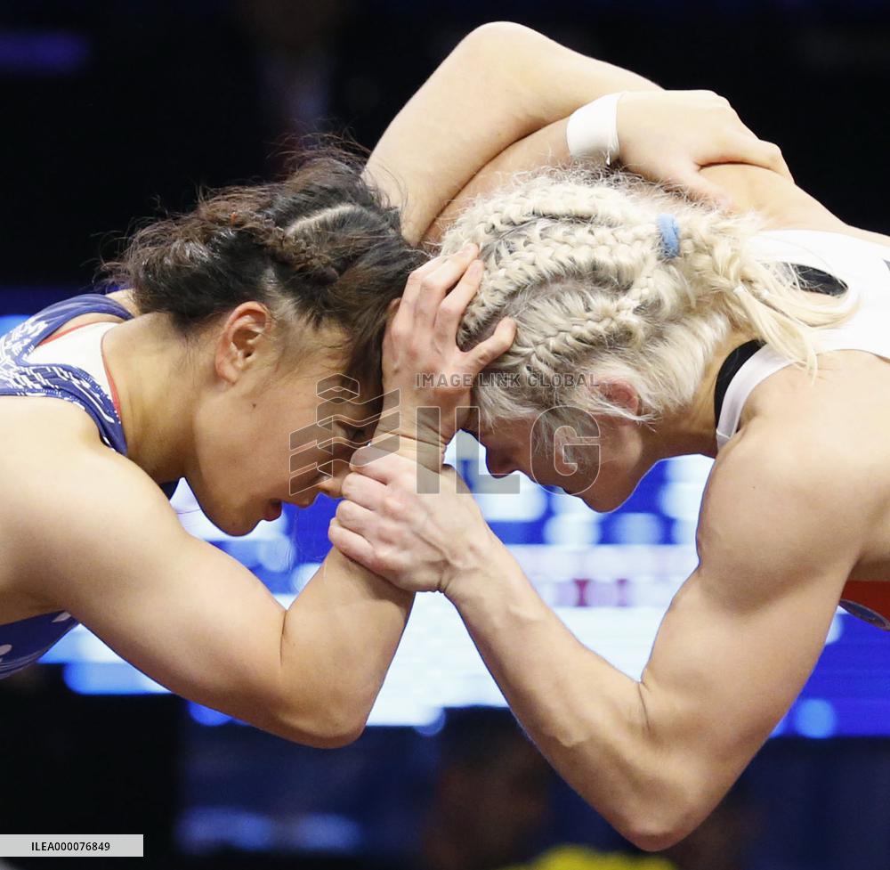 Japan's Tosaka wins women's 48kg at world wrestling championships