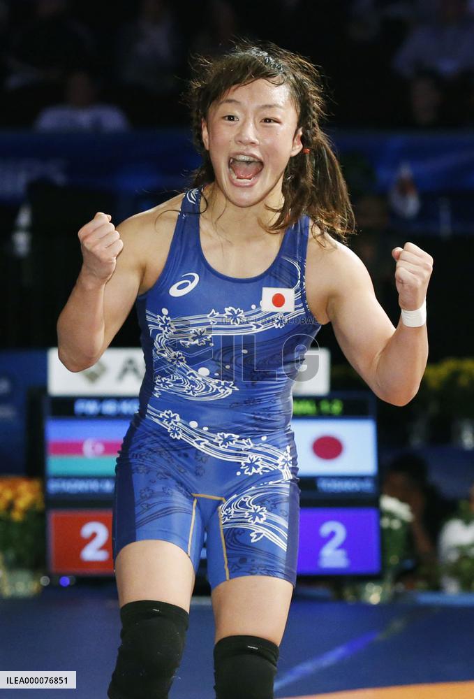 Japan's Tosaka wins women's 48kg at world wrestling championships