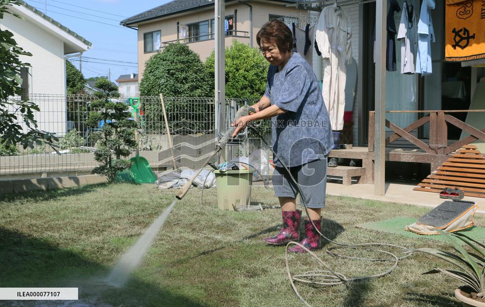 Aftermath of flooding in eastern Japan