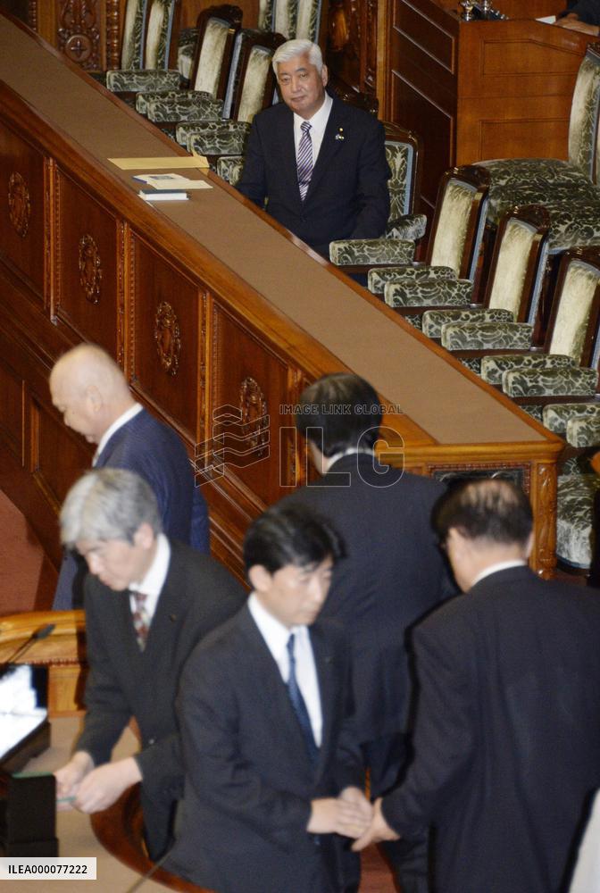 Japan's security bills clear upper house panel