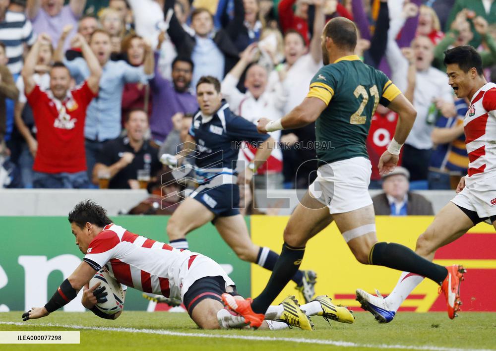 Japan stun South Africa to record biggest upset in rugby history