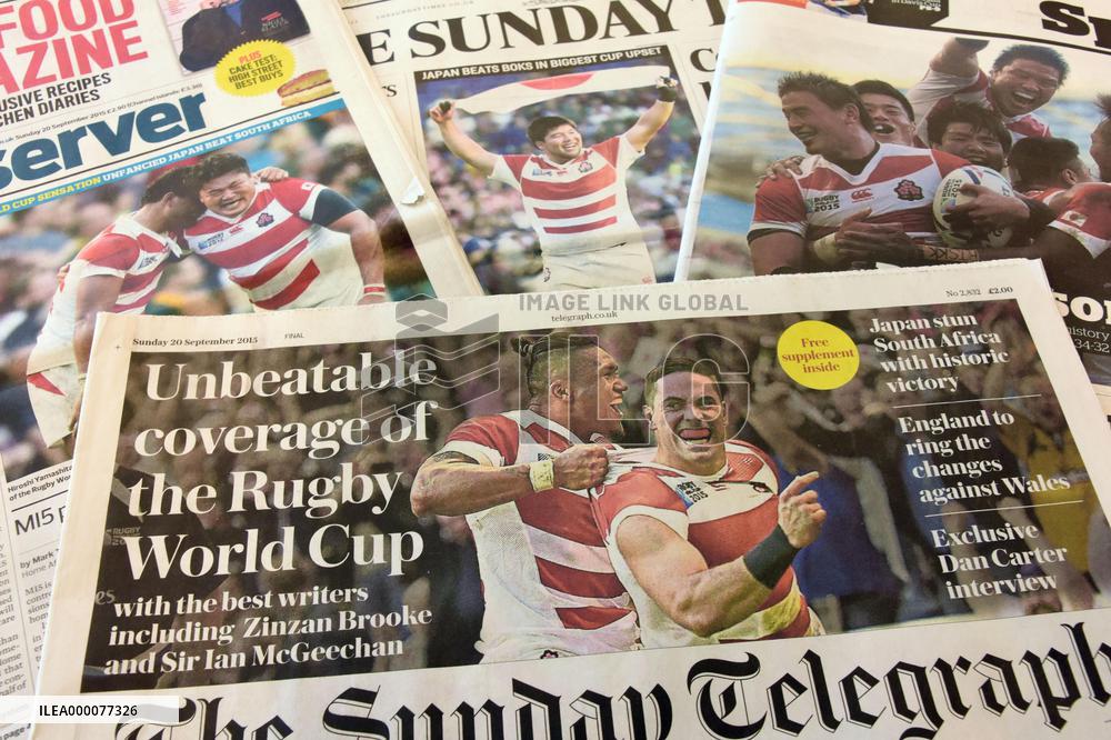 Japan stun South Africa to record biggest upset in rugby history