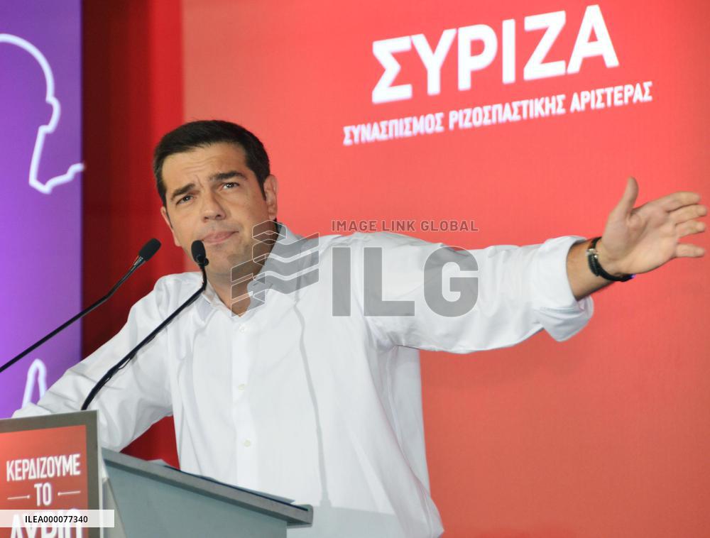 Tsipras returns to power as left-wing Syriza wins Greek election