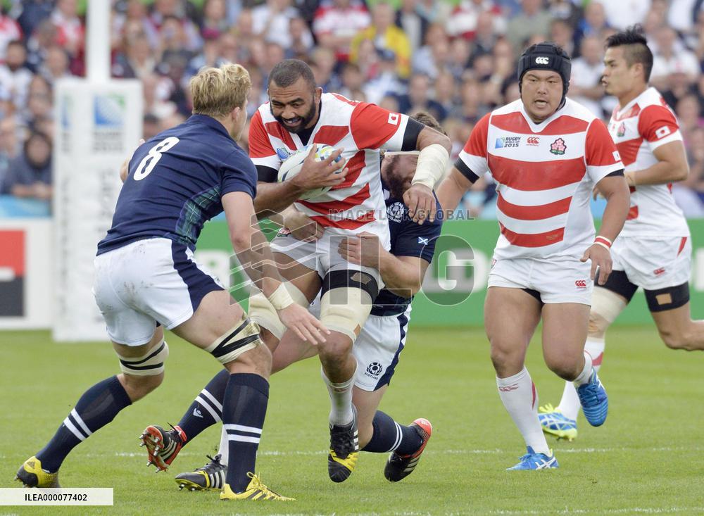 Japan vs. Scotland in Rugby World Cup