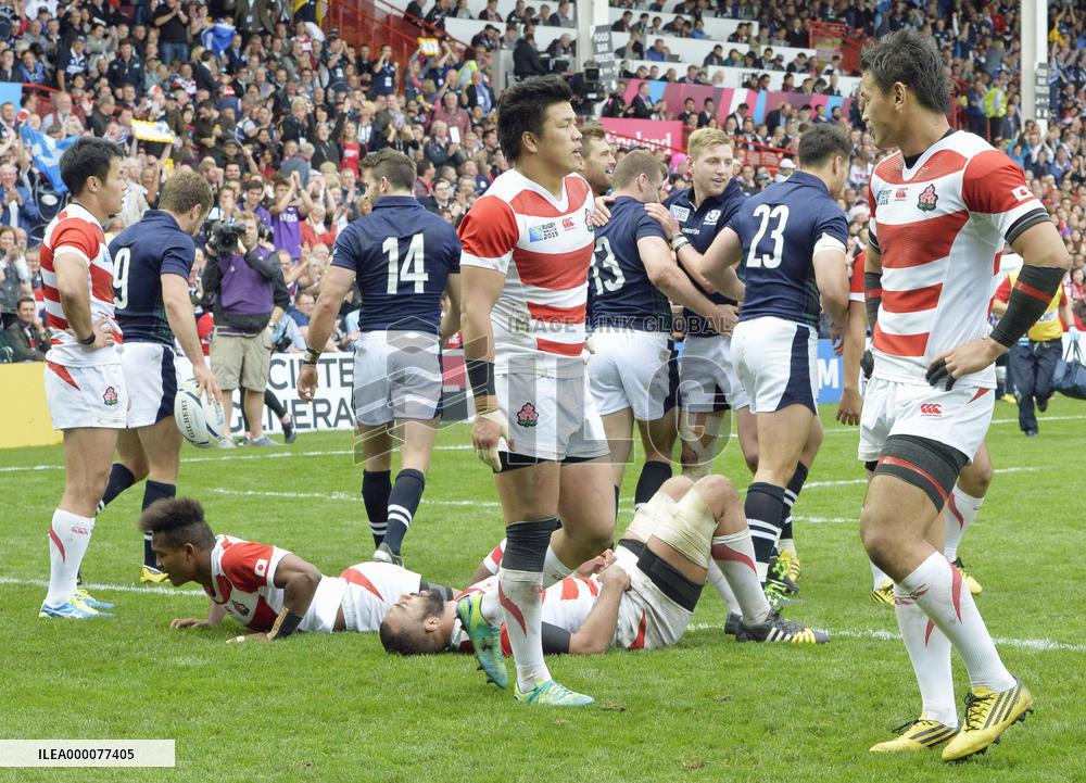 Japan hammered by Scotland at Rugby World Cup