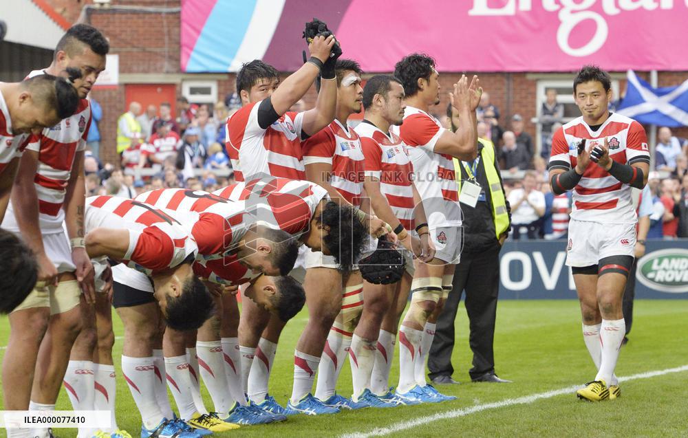 Japan hammered by Scotland at Rugby World Cup