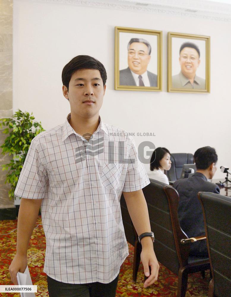 S. Korean detainee in N. Korea holds press conference again