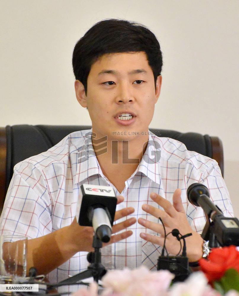 S. Korean detainee in N. Korea holds press conference again