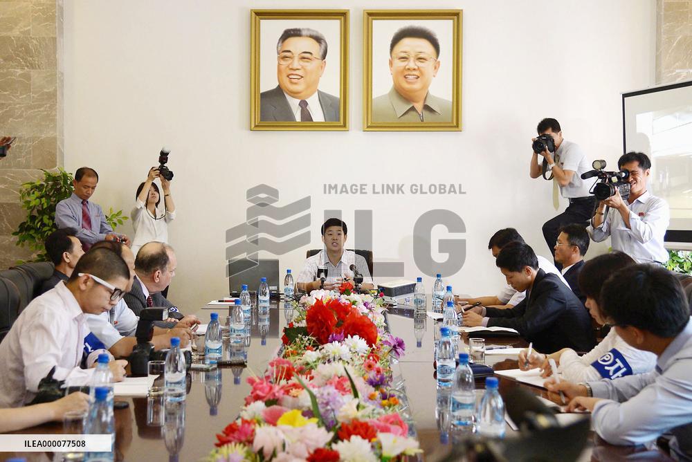 S. Korean detainee in N. Korea holds press conference again