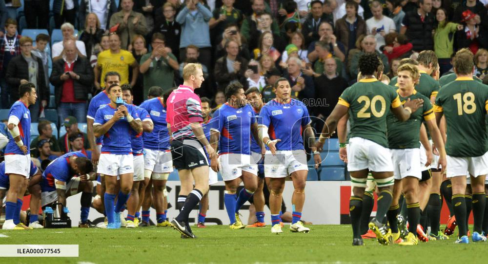 South Africa beat Samoa in Rugby World Cup