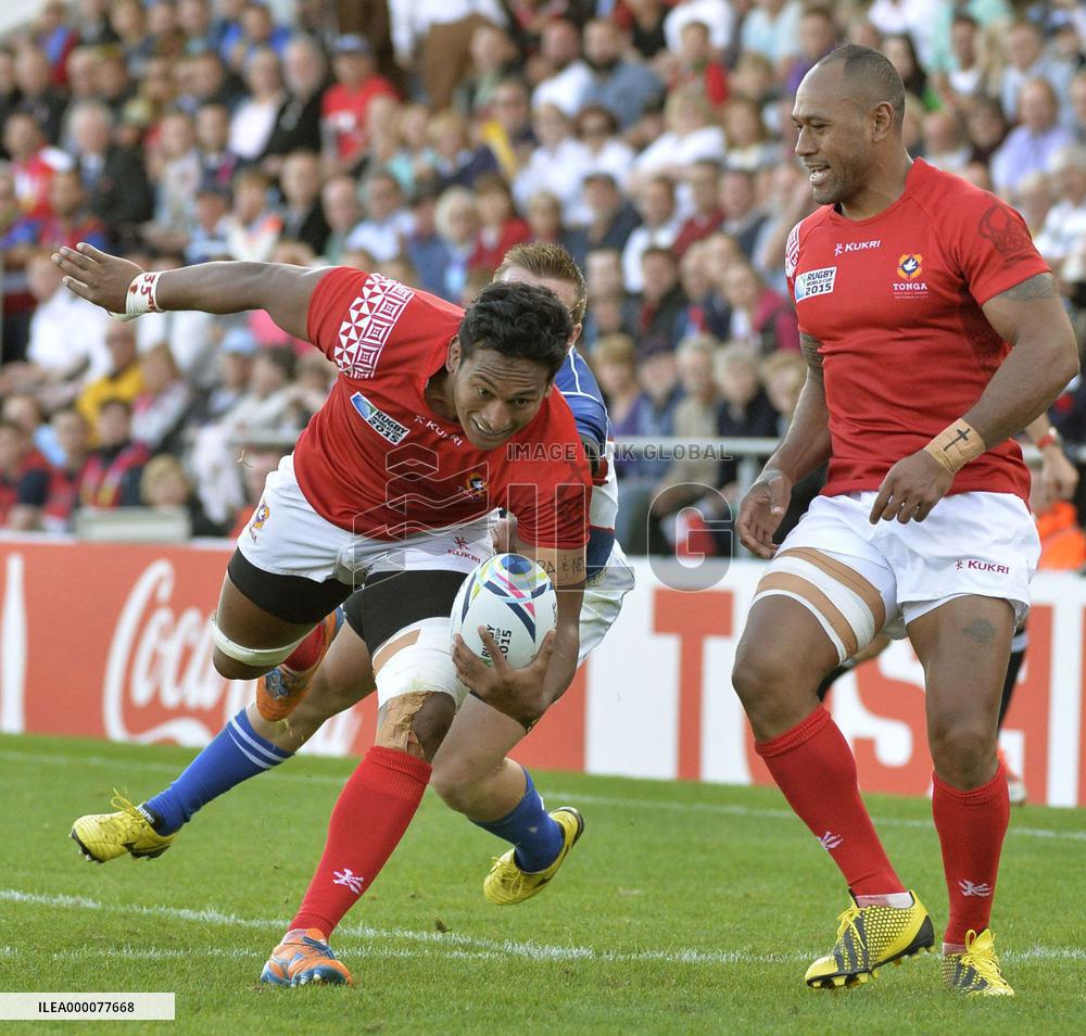 Tonga beat Namibia in Rugby World Cup