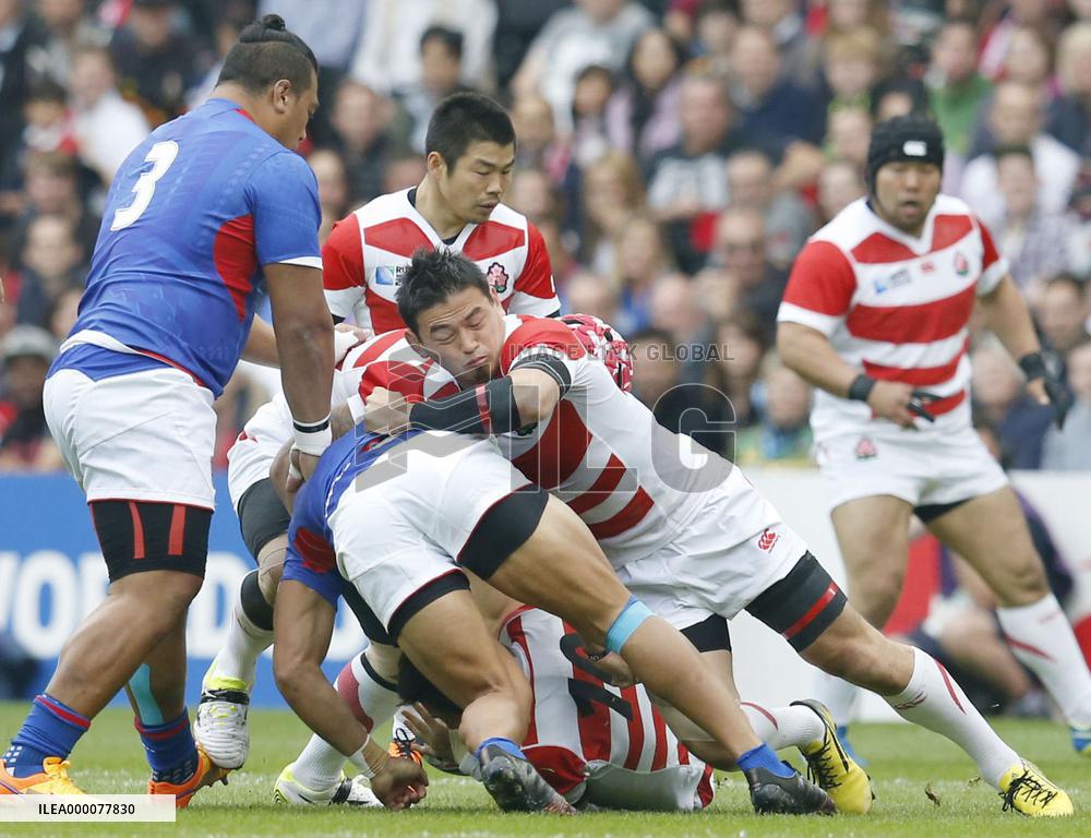 Japan face off against Samoa