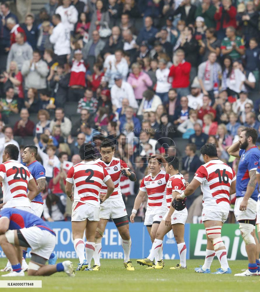 Japan defeat Samoa for 2nd win at Rugby World Cup