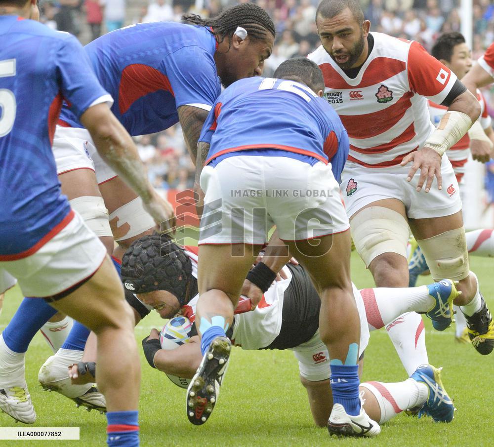 Japan keep quarterfinal dream alive with clinical win over Samoa