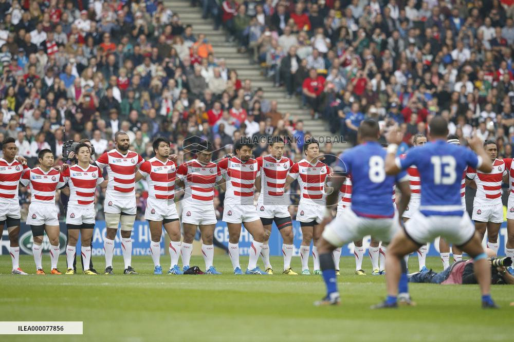 Japan keep quarterfinal dream alive with clinical win over Samoa