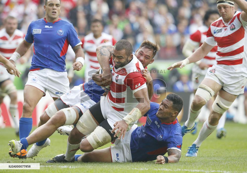 Japan keep quarterfinal dream alive with clinical win over Samoa