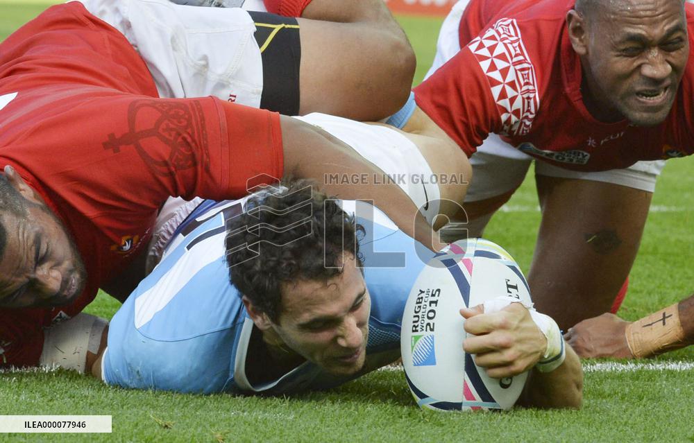 Argentina beat Tonga 45-16 in Rugby World Cup
