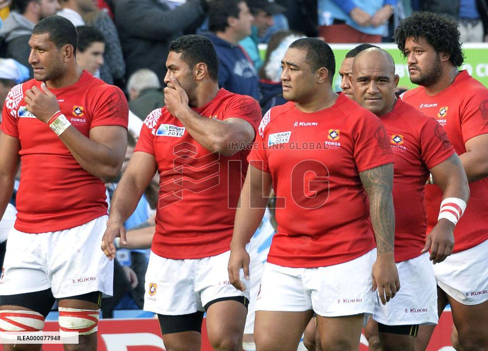 Argentina beat Tonga 45-16 in Rugby World Cup