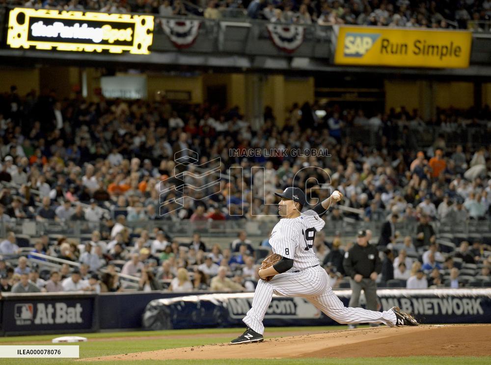 Tanaka starts Yankees' wildcard playoff game