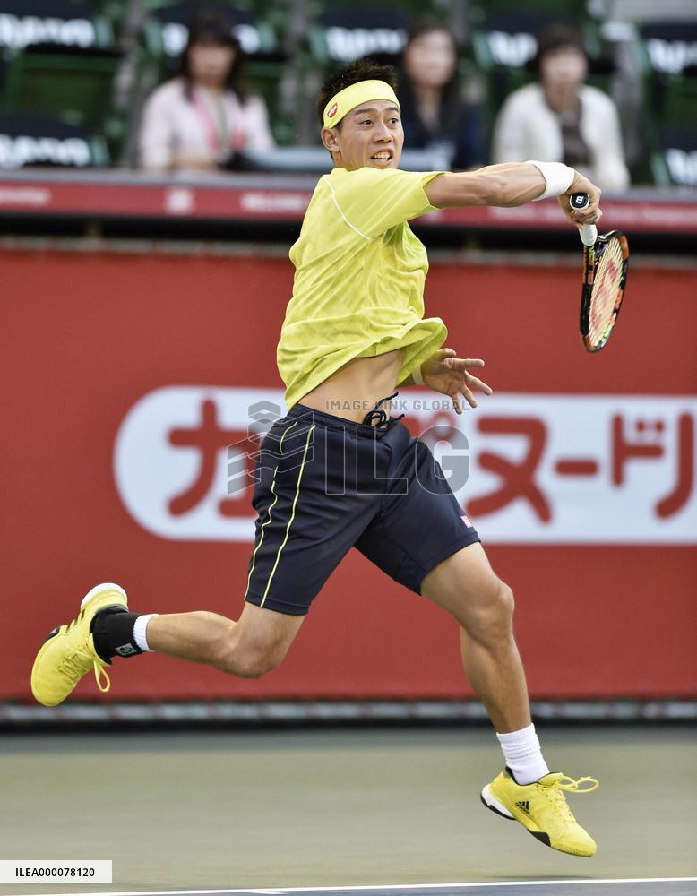 Japan's Nishikori advances to Japan Open quarterfinals