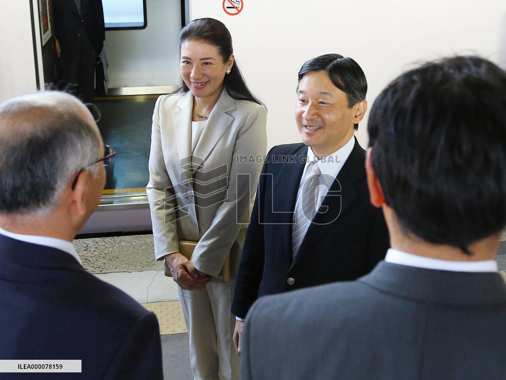 Crown Prince, princess visit Fukushima to observe recovery