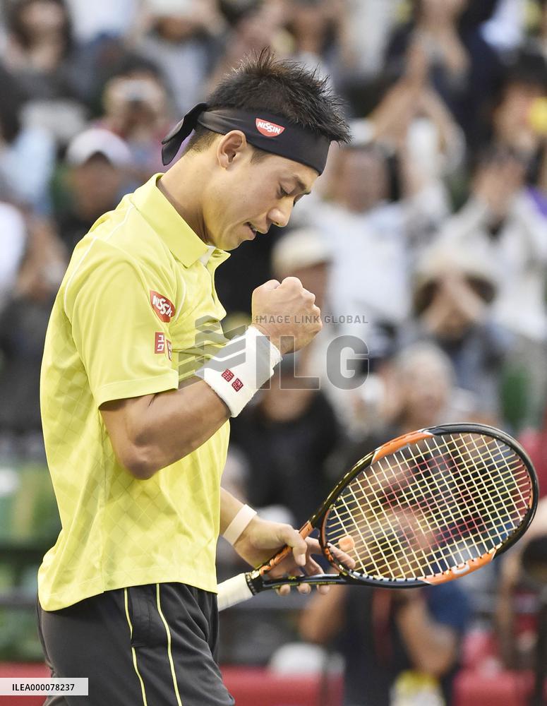 Defending champ Nishikori beats Cilic to reach Japan Open semis