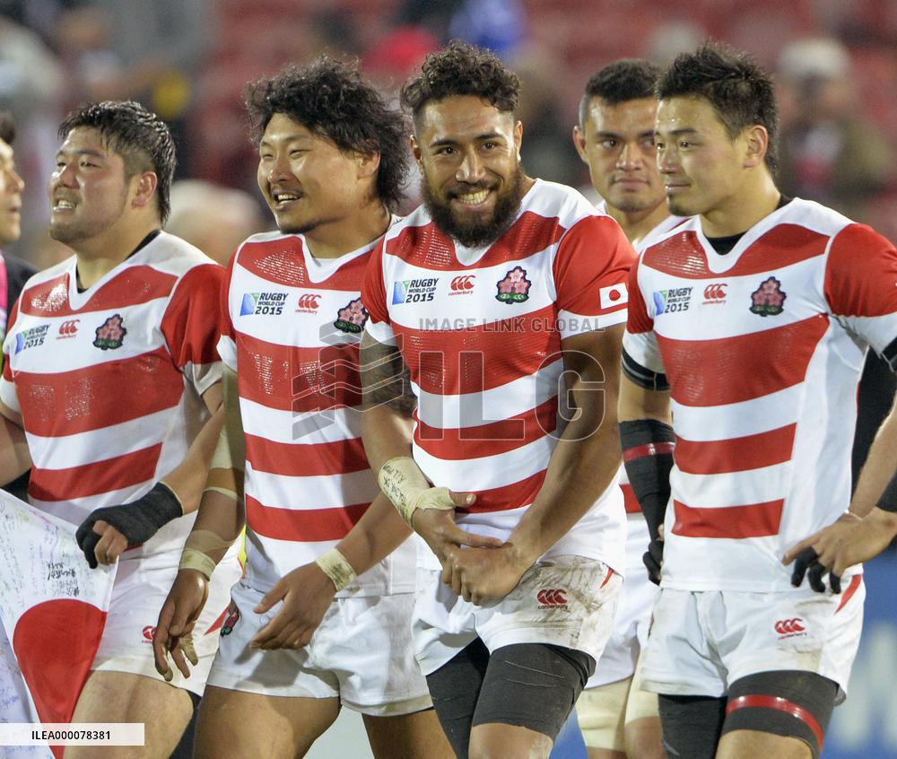 Japan wins 3 games but fails to reach last 8 at Rugby World Cup
