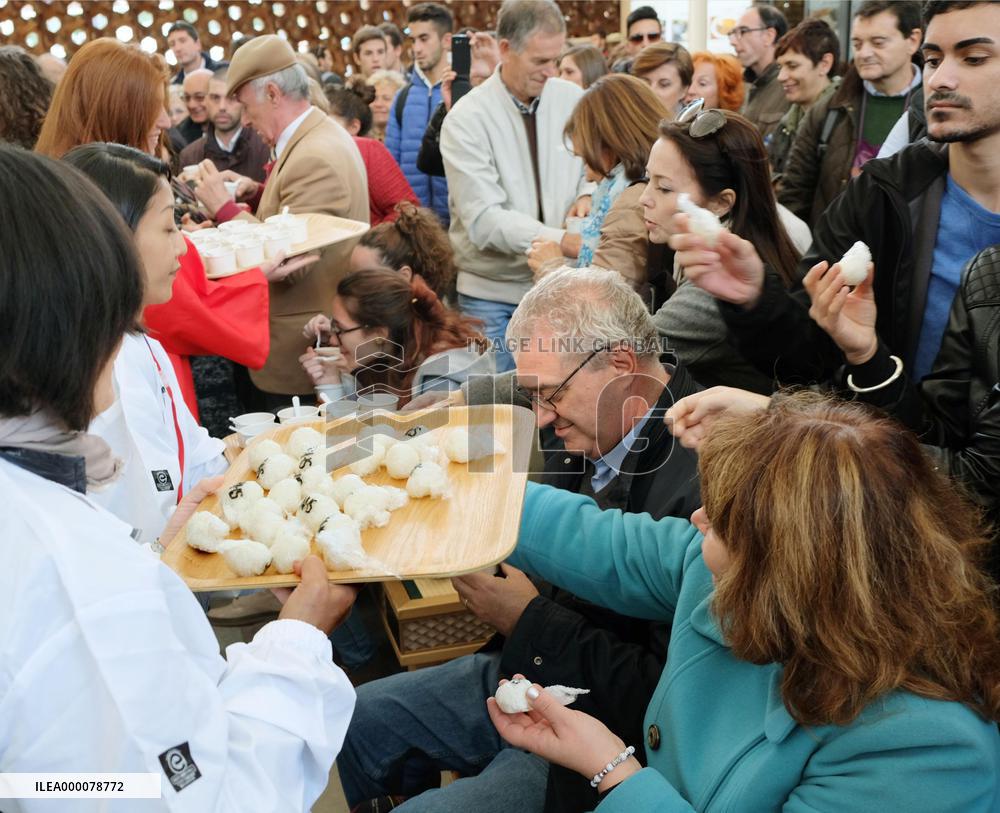 Japan promotes farm products from Sado Island
