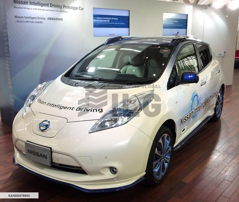 Nissan unveils self-driving car