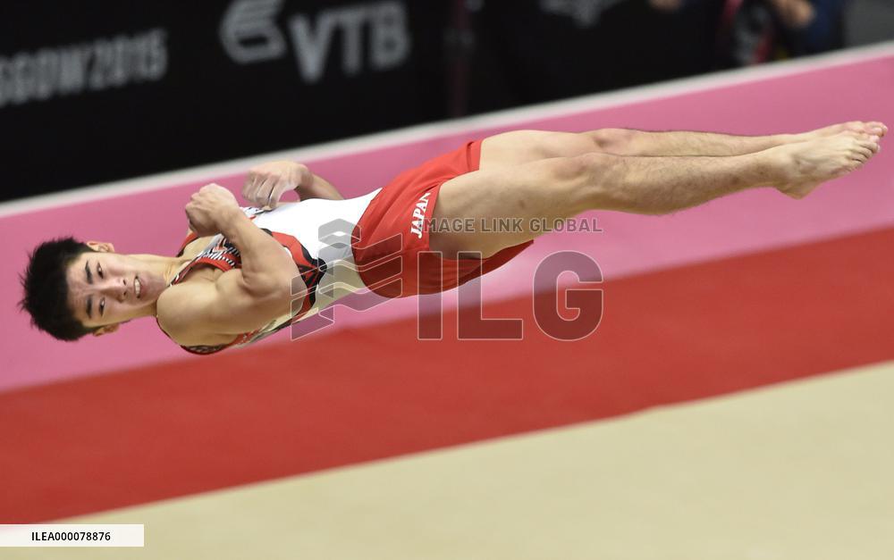 Japan's Shirai in qualifying round of world gymnastics c'ships