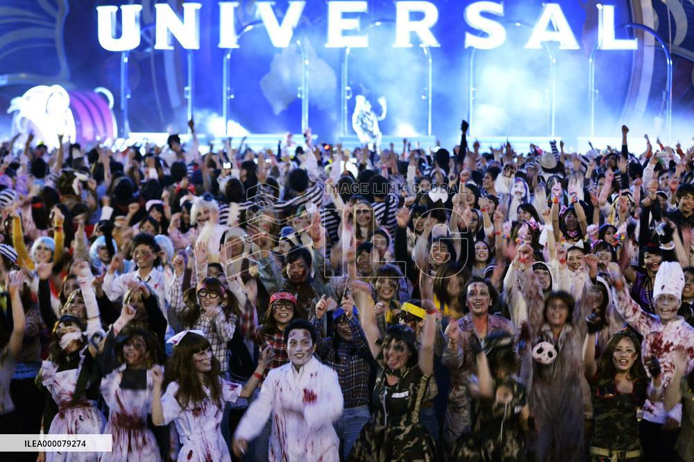 USJ draws record number of visitors in Oct. with Halloween events