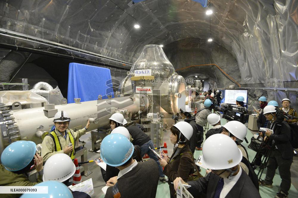 Gravitational wave detector revealed to media