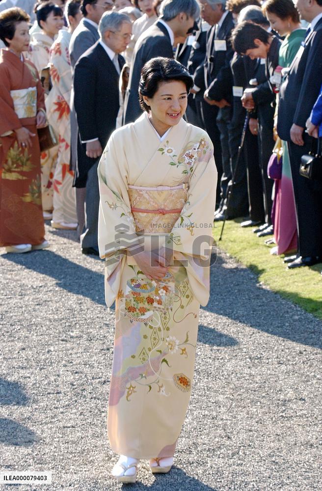 Crown Princess Masako might attend imperial garden party for 1st time 12 years