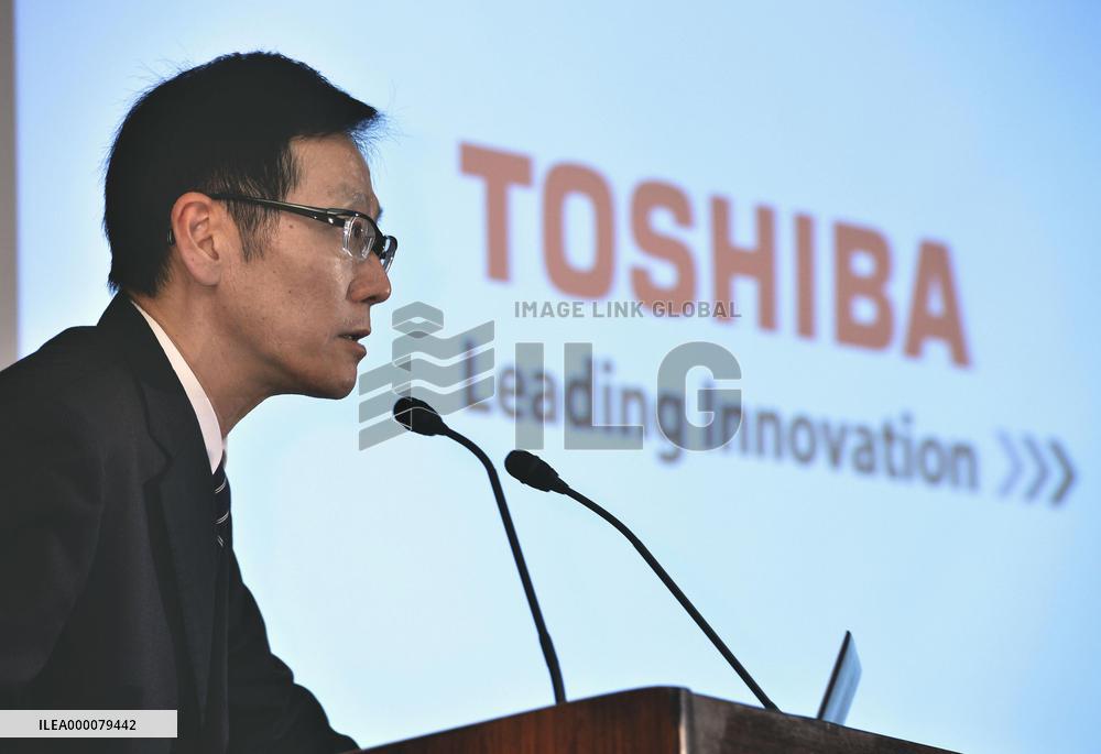 Toshiba logs operating loss of 90.49 bil. yen for 1st half of FY 2015