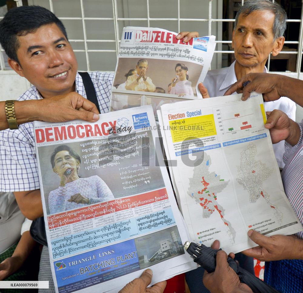 NLD makes further gains in Myanmar election as more results announced