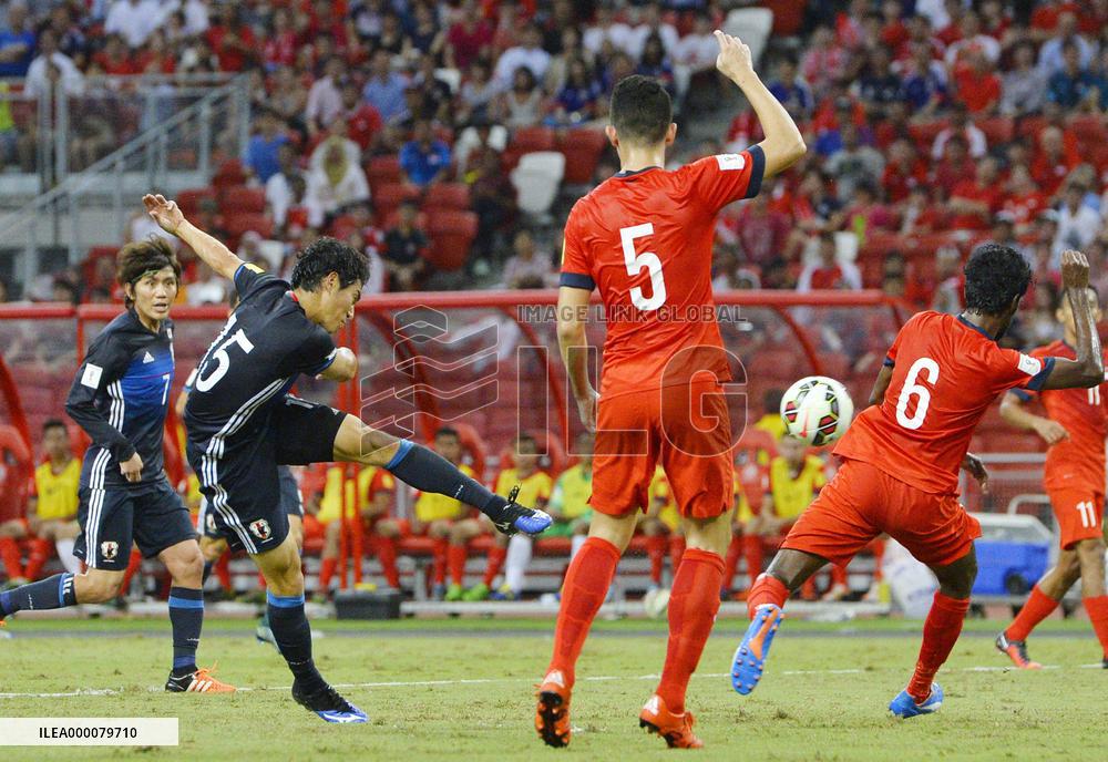 Japan take on Singapore in World Cup qualifiers