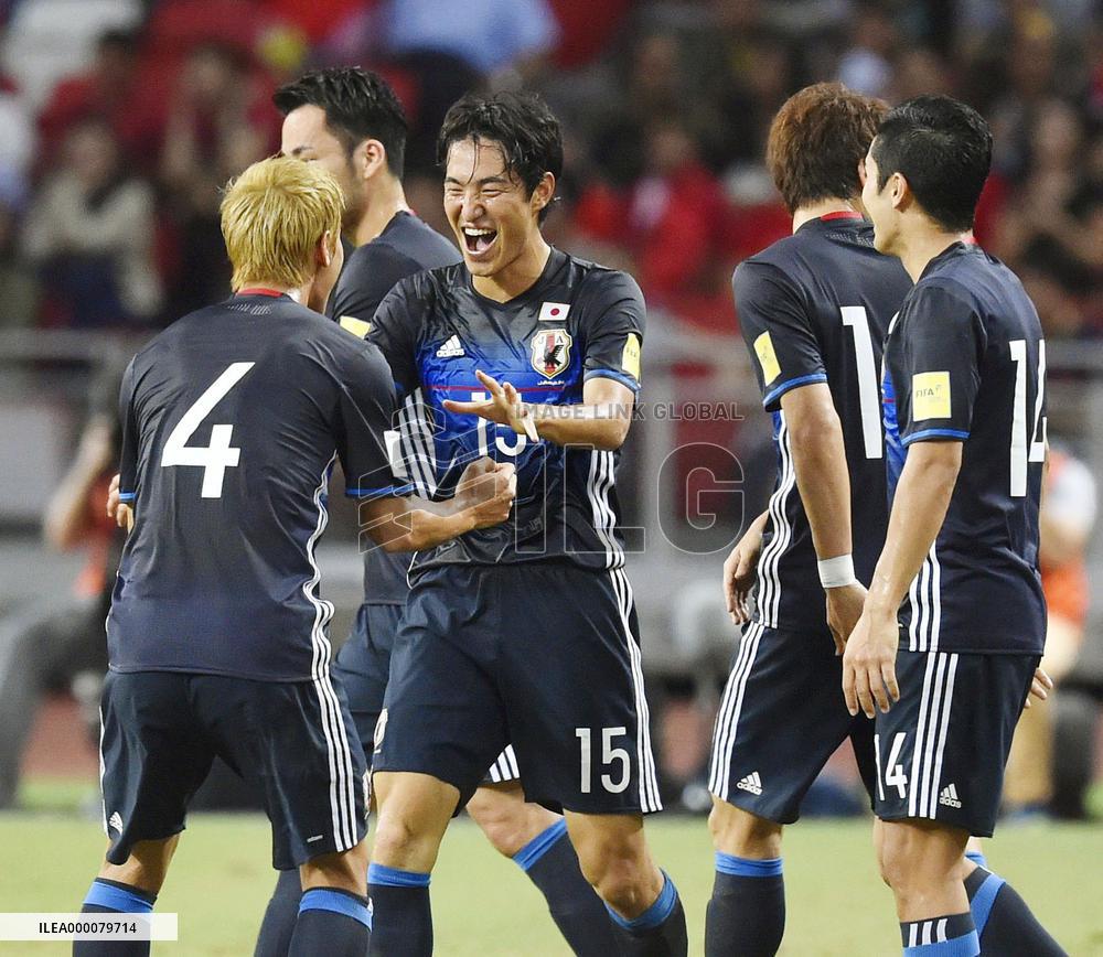 Japan take on Singapore in World Cup qualifiers